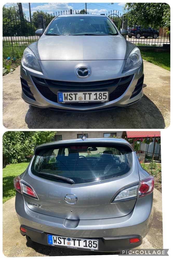 Mazda 3 Active Plus, 2010, 1.6 Benzina si GPL, recent adusa pe roti !!