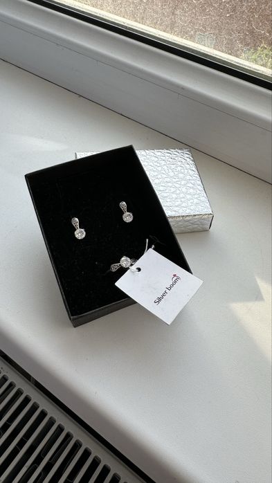 Серебро комплект 925 каз.орнамент