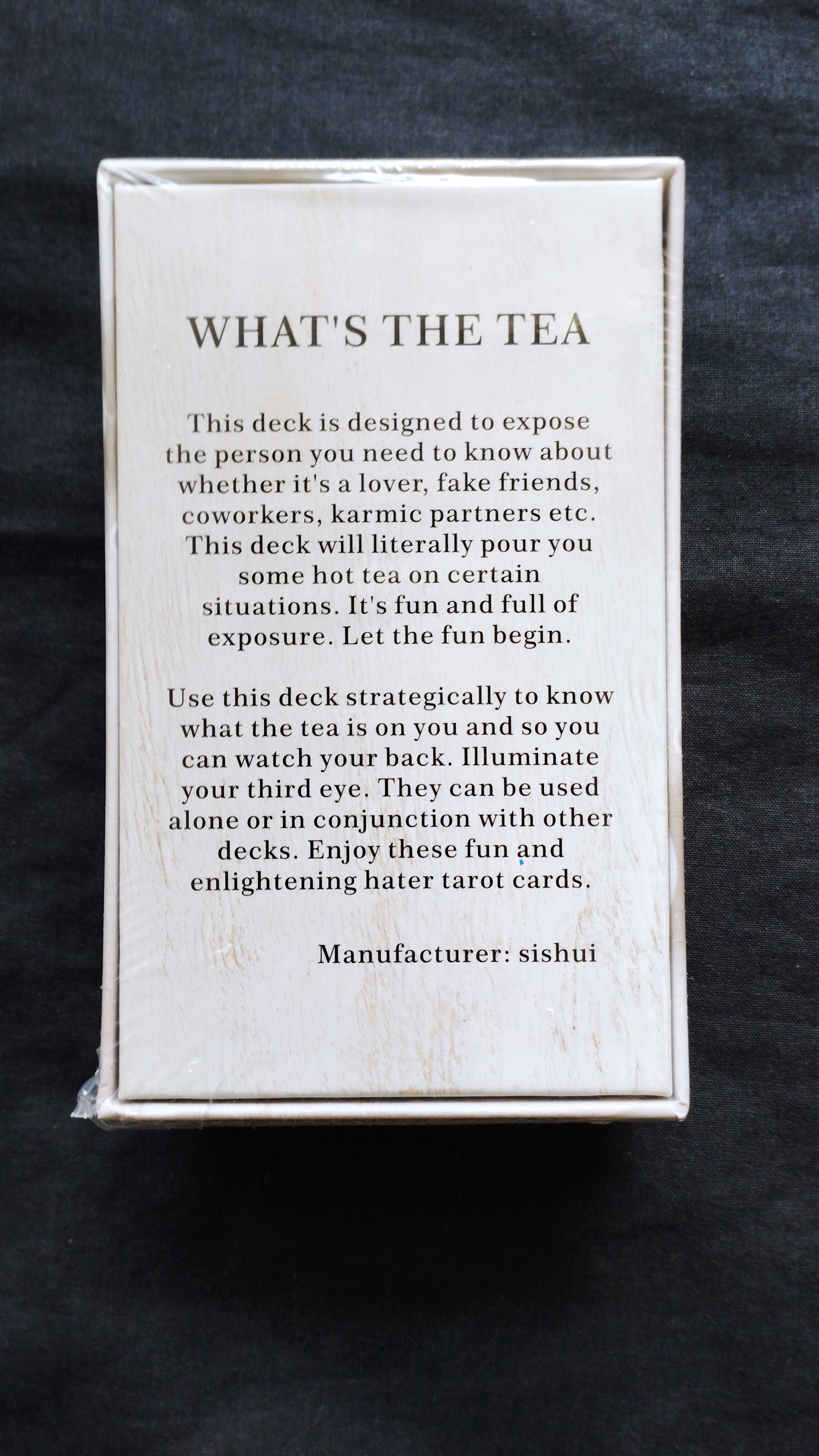 Оракулски карти - What's the tea. - 80 бр.