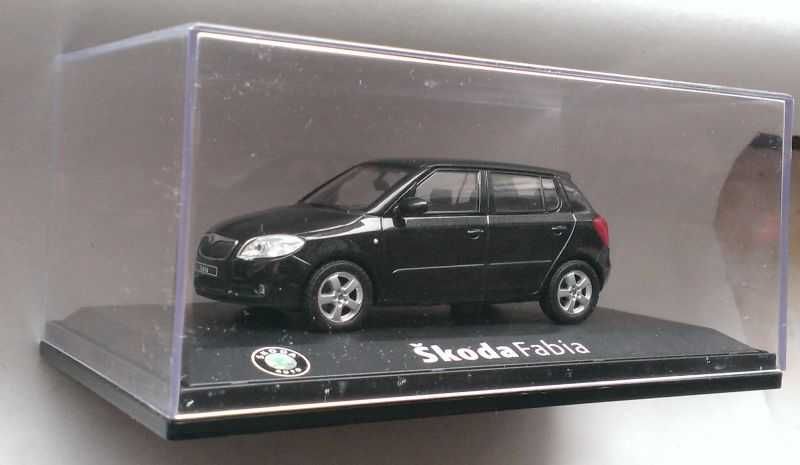 Macheta Skoda Fabia 2 (negru) - Abrex 1/43