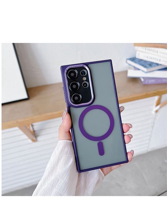 Samsung S23/S24/PLUS/ULTRA - Husa Luxury Magsafe Hard PC