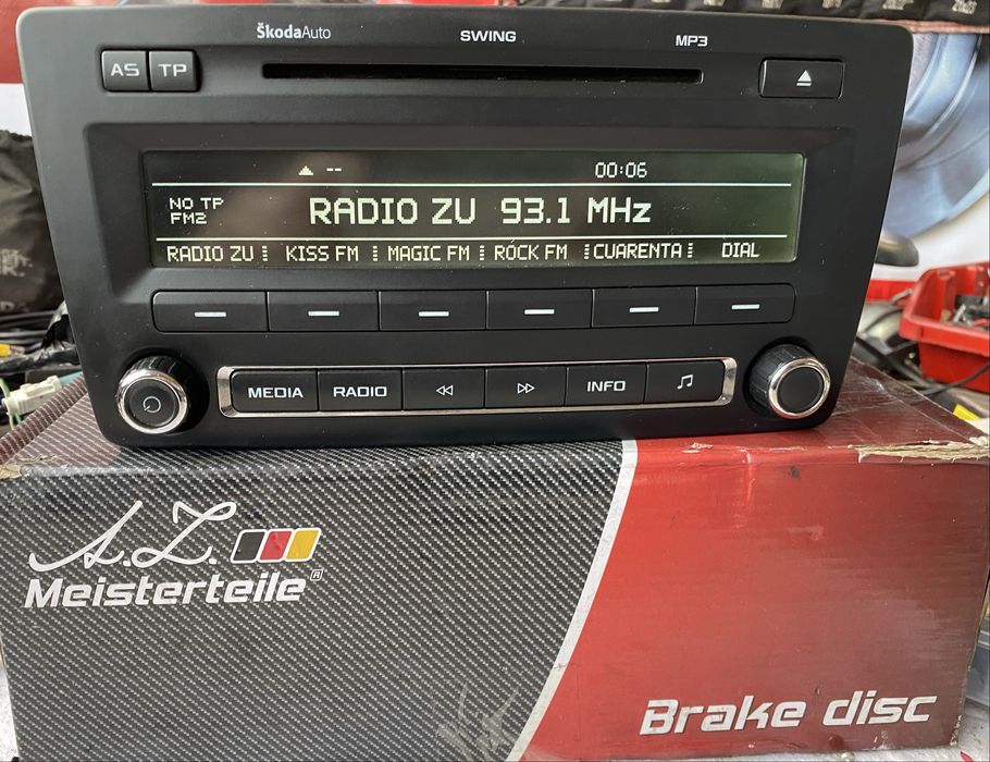 Radio cd, mp3, Aux, Bluetouth Skoda swing