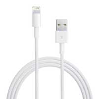 Cablu de date original apple USB-A - Lightning, 1m -alb