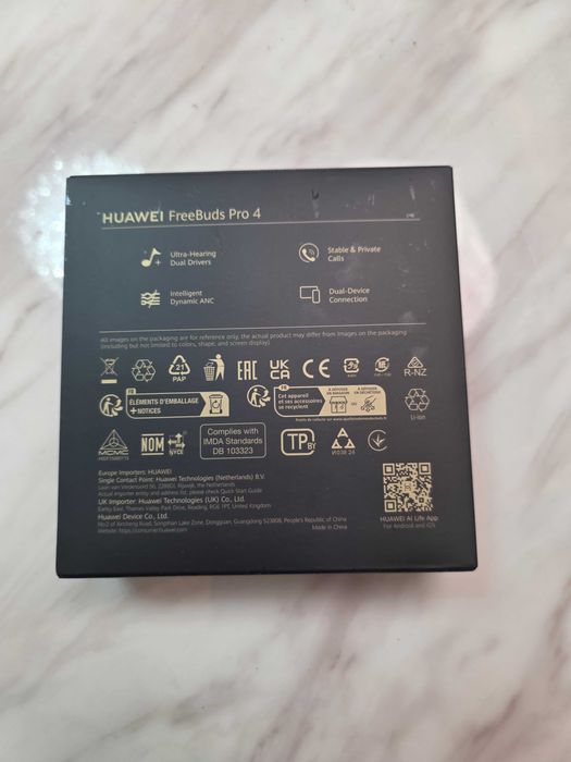 Casti HUAWEI FreeBuds Pro 4, In-Ear, negre