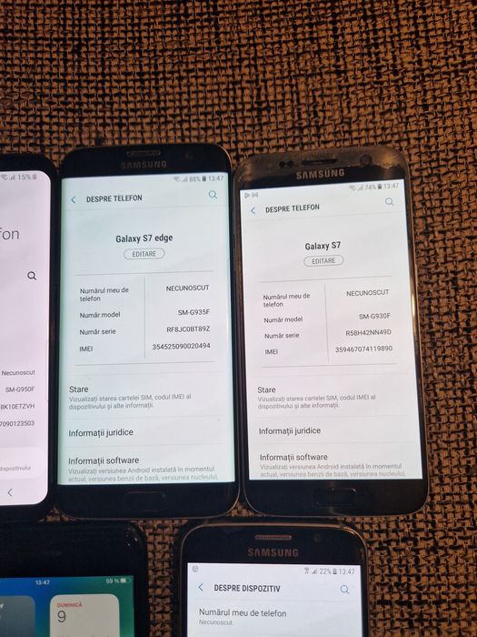 Lot telefoane samsung S6,S7,S7Edge,S8,S10,Iphone 8+, Iphone 6