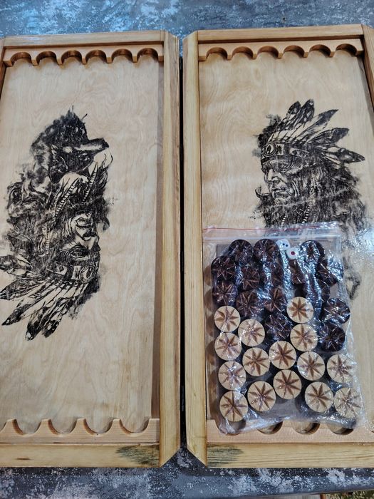 Нарды ручной работы! Размер 50*25, материал фанера. Цена 18000.