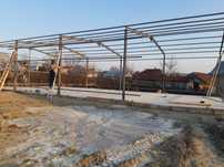 Vand hala de 8x40x4m completă închisă cu panouri sandwich sau doar sc