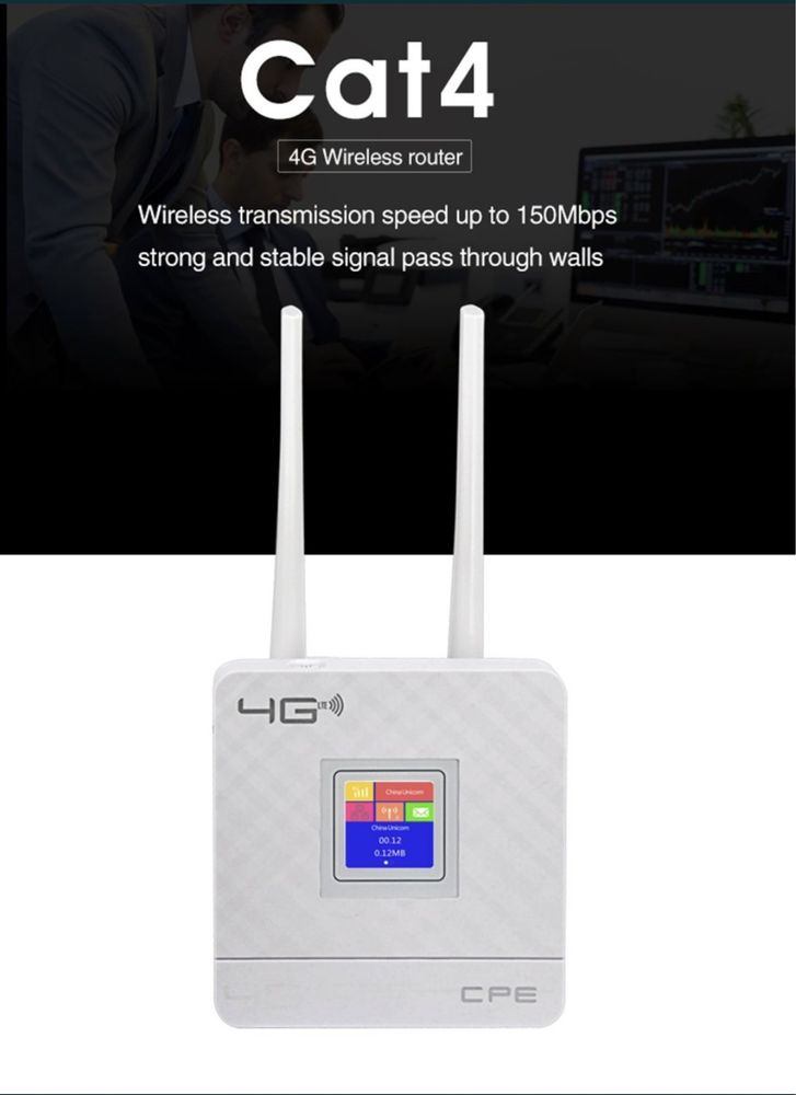 4G router wifi CPE  Uzmobile,Ums,Humans,Beeline,Ucell.