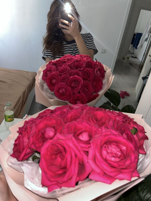 Цветы роза 25шт!