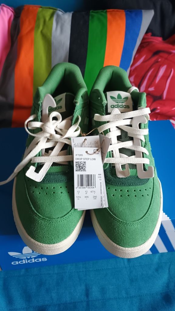 Продвам нови зелени Adidas Drop Step(torsion)система,номер 47 ,30.5 см