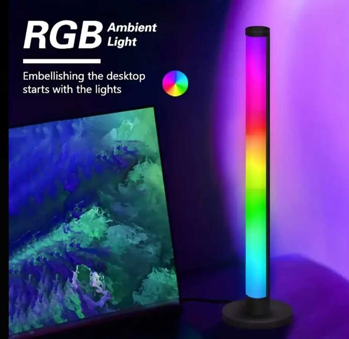 RGB+IC LED настолни лампи USB захранване, промяна на цветове