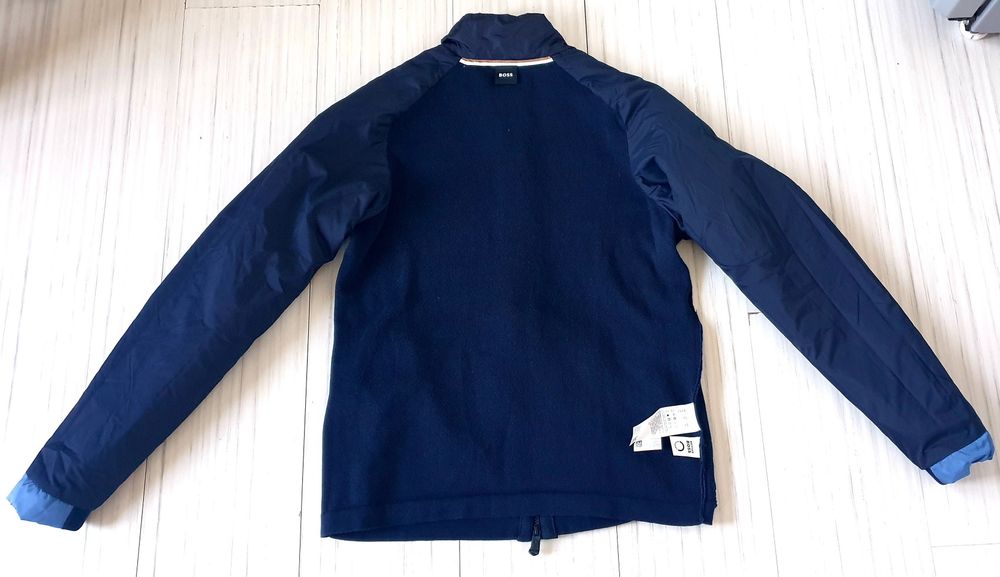 Hugo Boss Panoramico Zip Up Knit  Jacket M НОВО ОРИГИНАЛ Мъжко  Яке