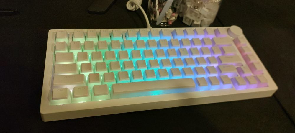 Monsgeek M1 V5 White custom механична клавиатура