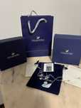 Lantisor/Colier Swarovski Blue/Swan