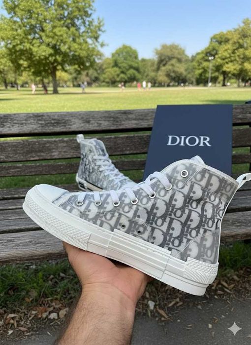 Adidasi D I O R  B23 High - Tenesi Premium Full Box