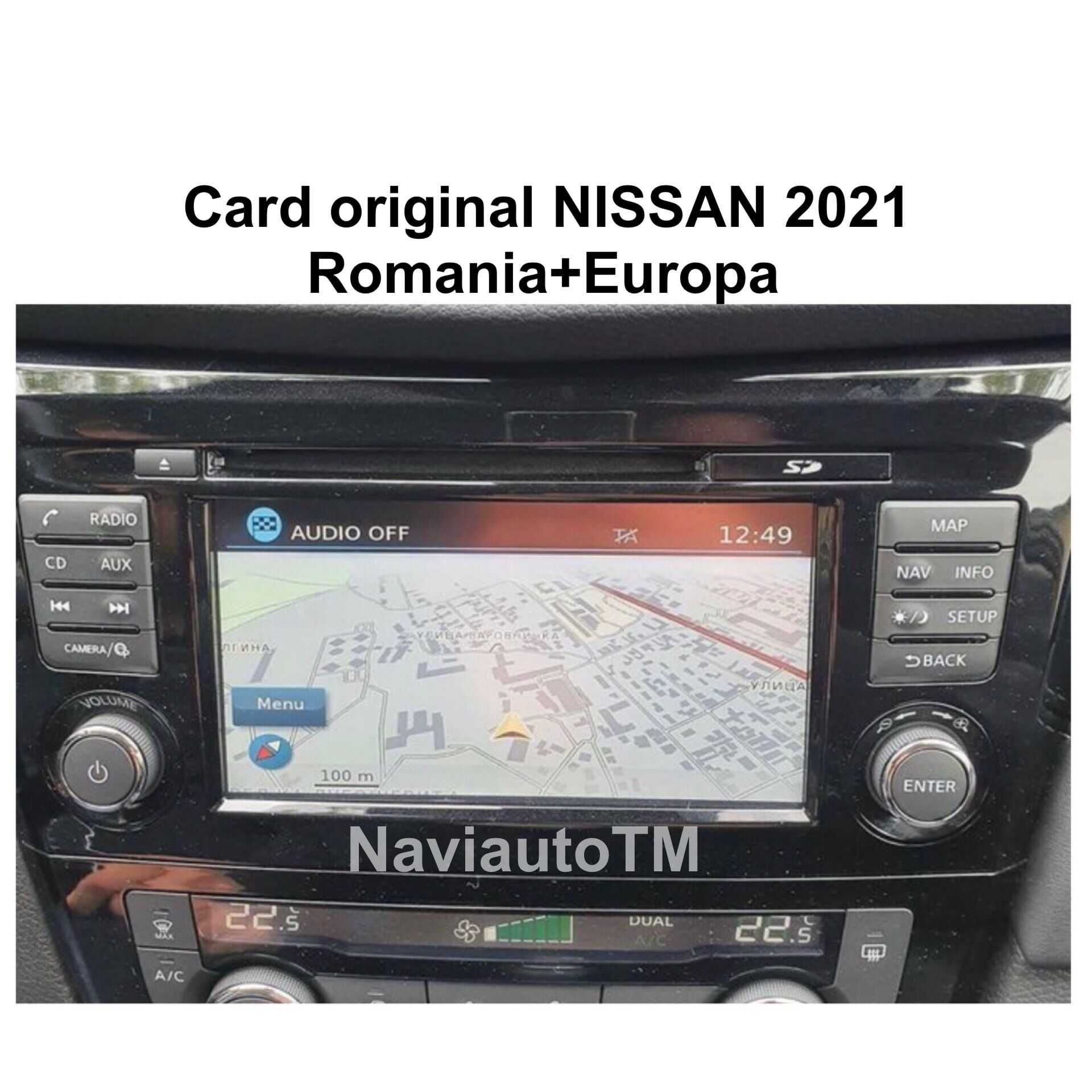 SD Card NISSAN Harta Navigatie NAVI LCN3 Juke Qashqai Note Micra 2022