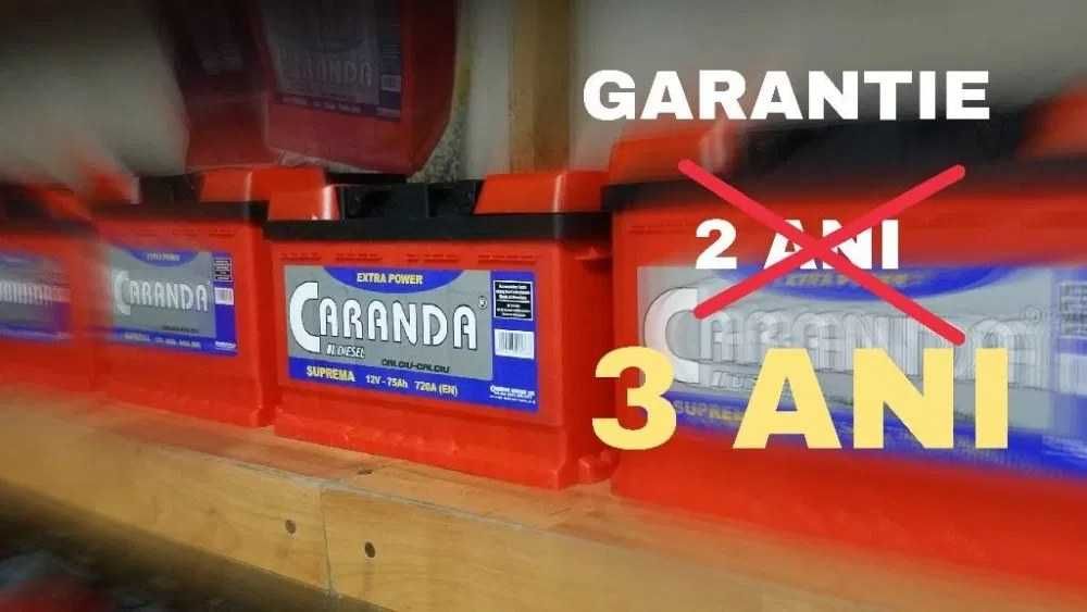 Acumulatori auto cu 3 ani garantie, Caranda Maxima si Caranda Suprema