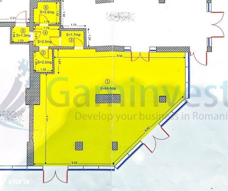 Spatiu comercial de inchiriat, Rogerius, Oradea, Bihor,Gaminvest,A2459