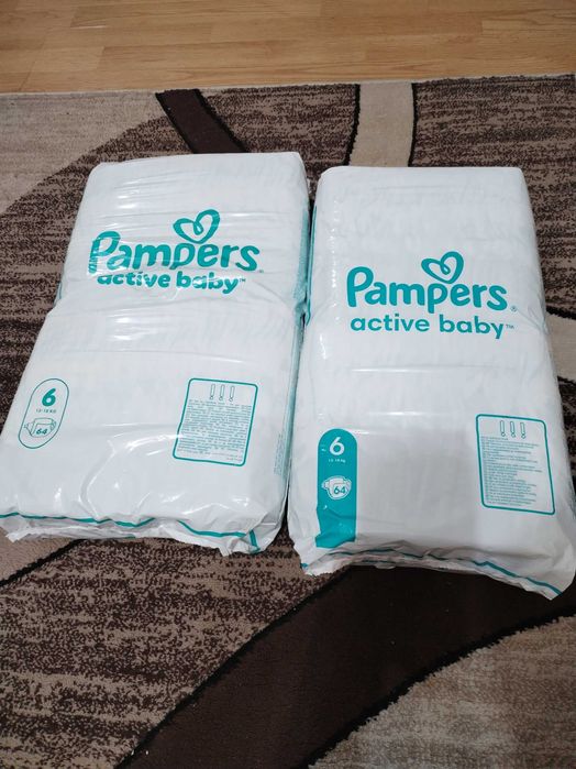Vând Pampers mărimea 6, 128 bucati