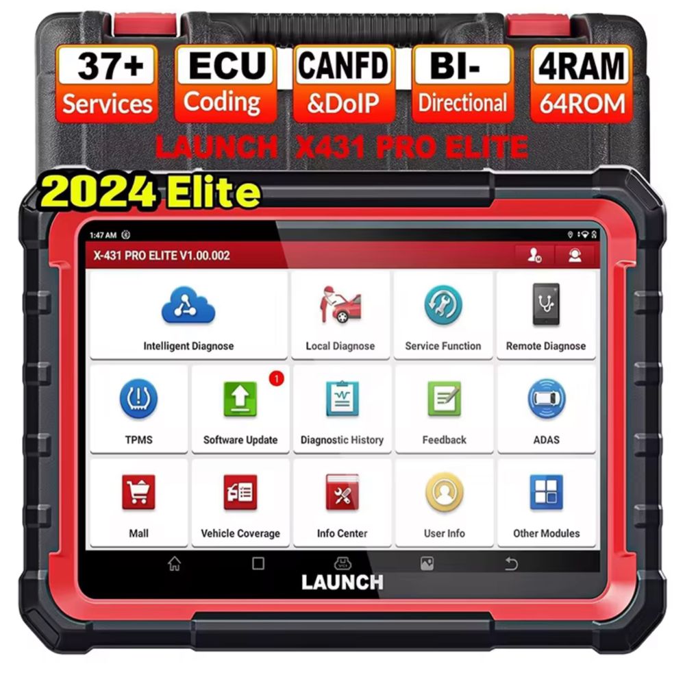 Diagnoza/Tester auto Original Launch x431-PRO-Elite 2025 2 ani update