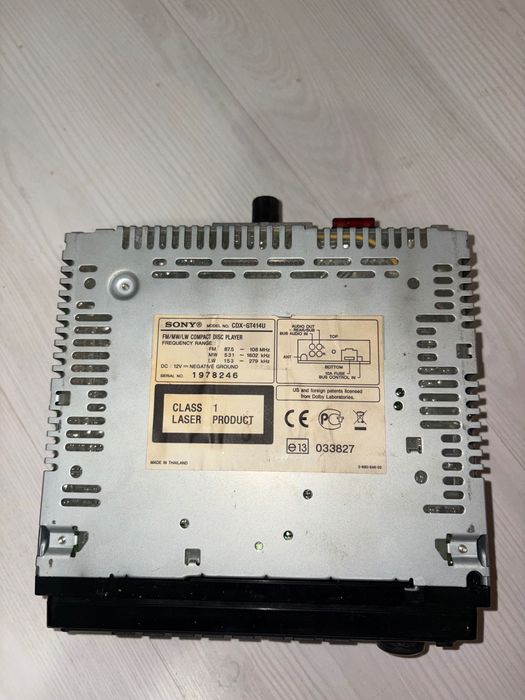 Casetofon SONY CDX-GT414U