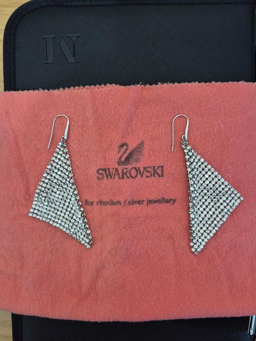 Комплект обеци, колие и гривна Swarovski