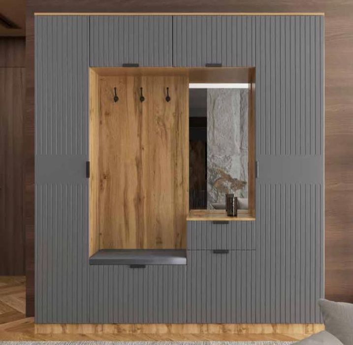 Прихожие Прага фасад из мдф материала