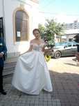 Rochie de mireasa satin Monreal