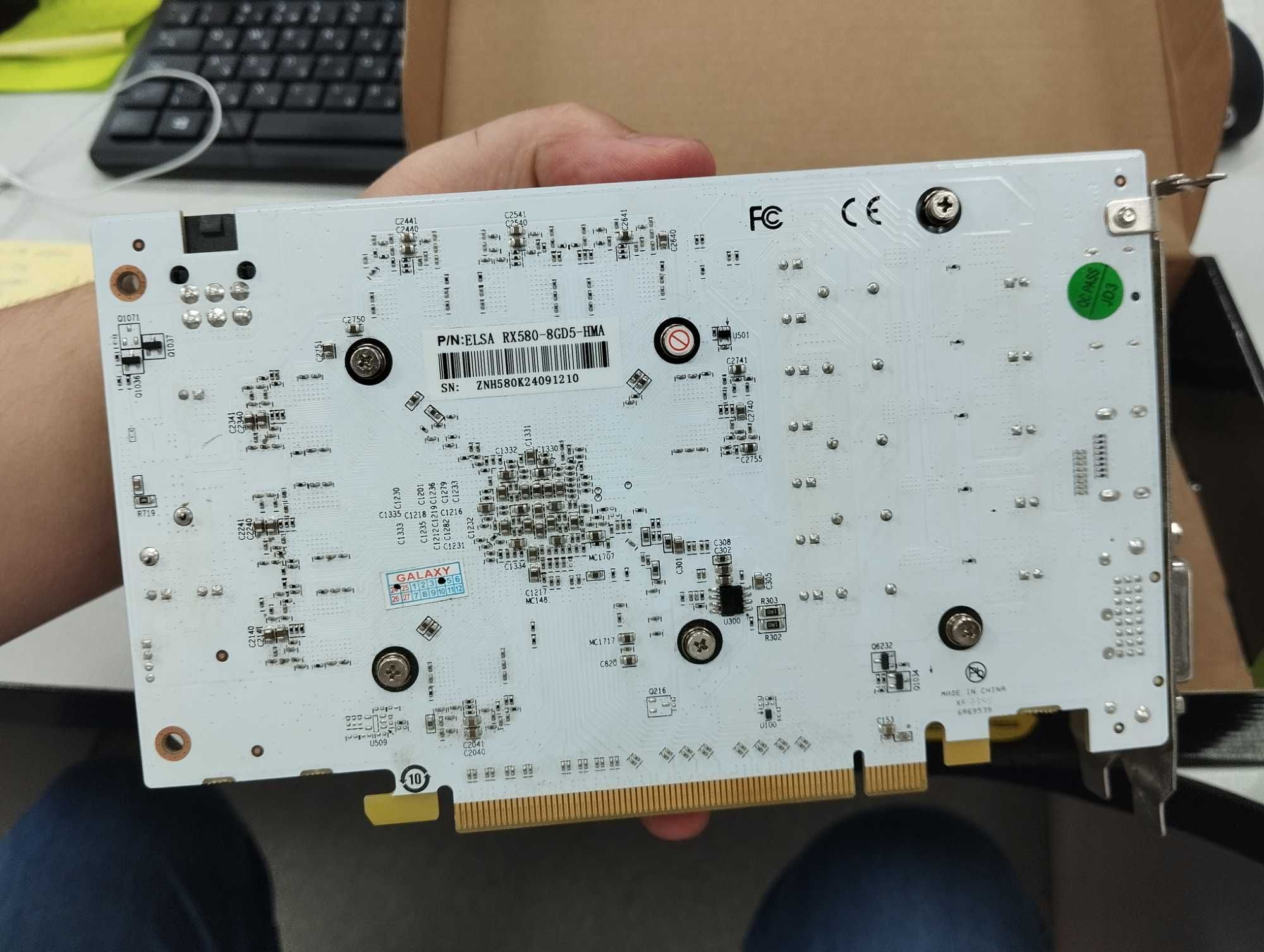 Видеокарта Radeon RX580 8Gb  Holati Ideal 100 sifati garantiya