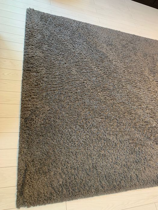 Covor Shaggy, fir lung, gri
