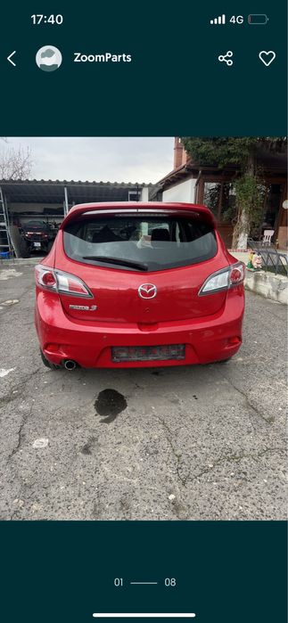Lampa stop stanga dreapta pe haion Mazda 3 BL 2009-2013 hatcback