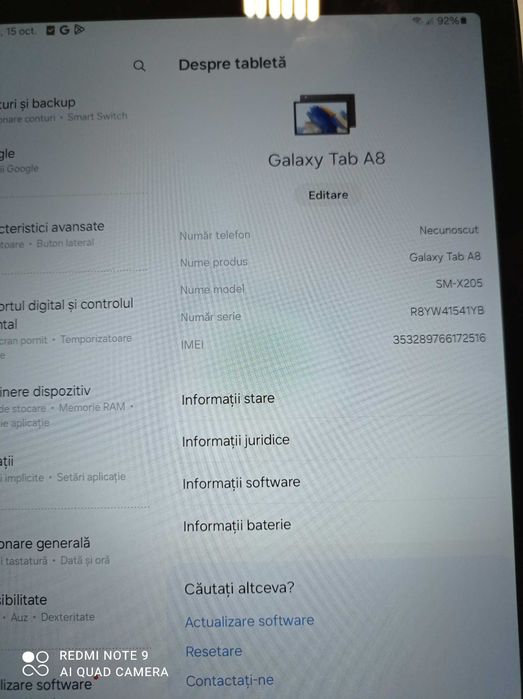 Samsung tabA8 stare impecabila cu sim