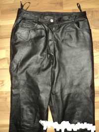 pantaloni piele clasici JCC pentru strada,rock, moto ,masura 42