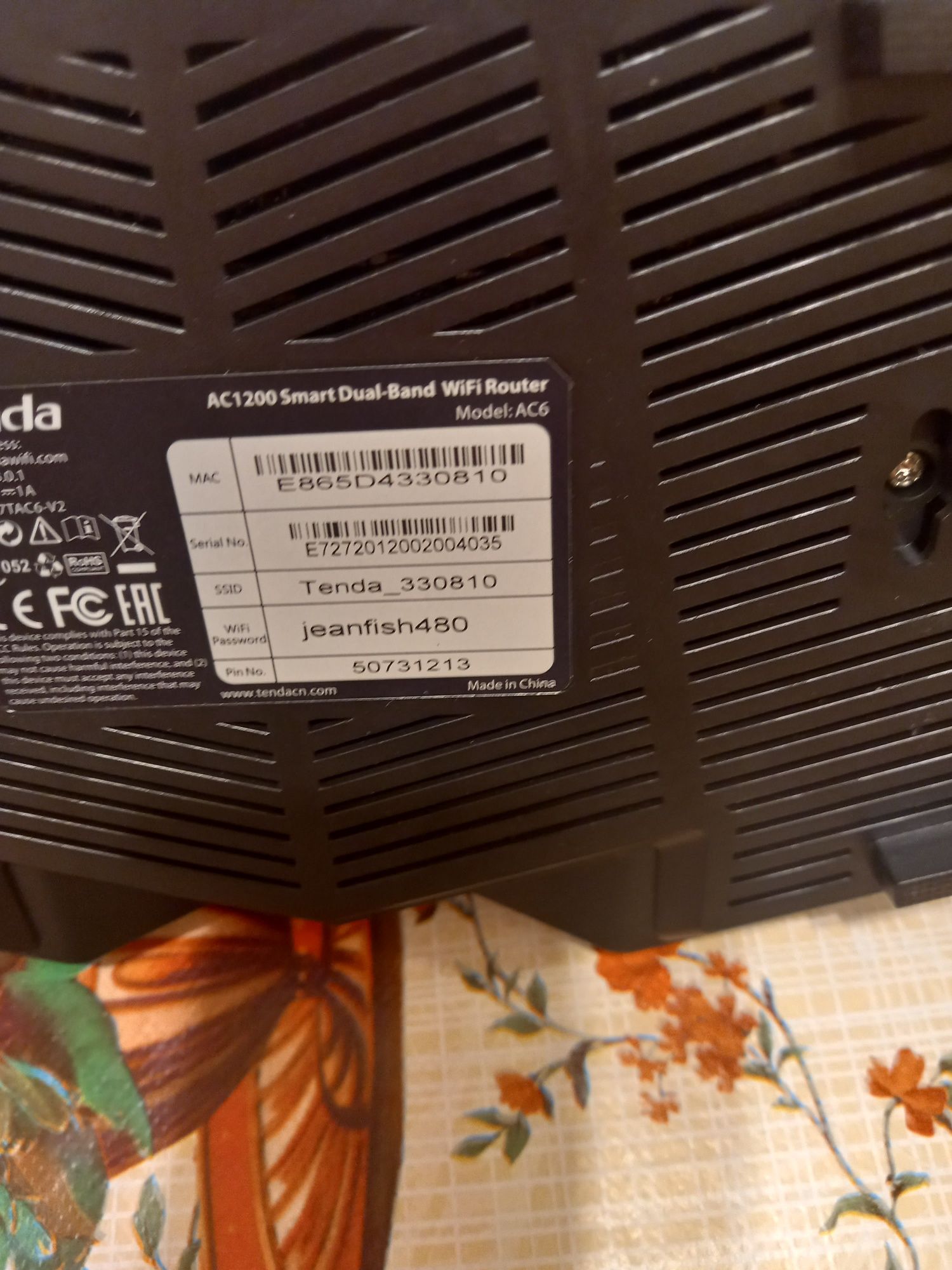 Router Tenda AC 1200 Smarth Dual Band