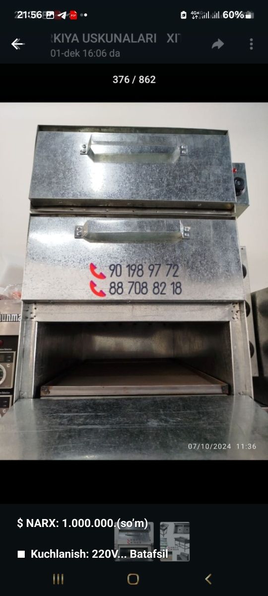Pechka elektronniy  qõlbola