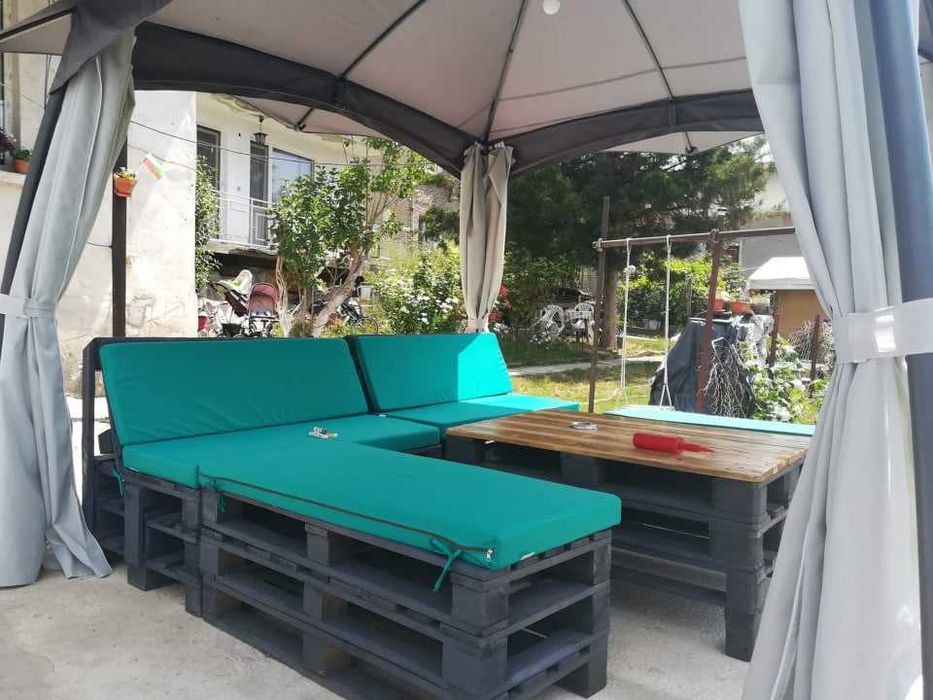 Възглавници за градинска мебел от водоустойчив плат (2бр - НОВИ)