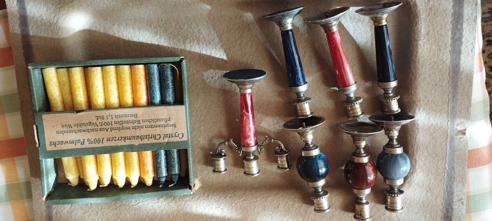 Сребърни свещници