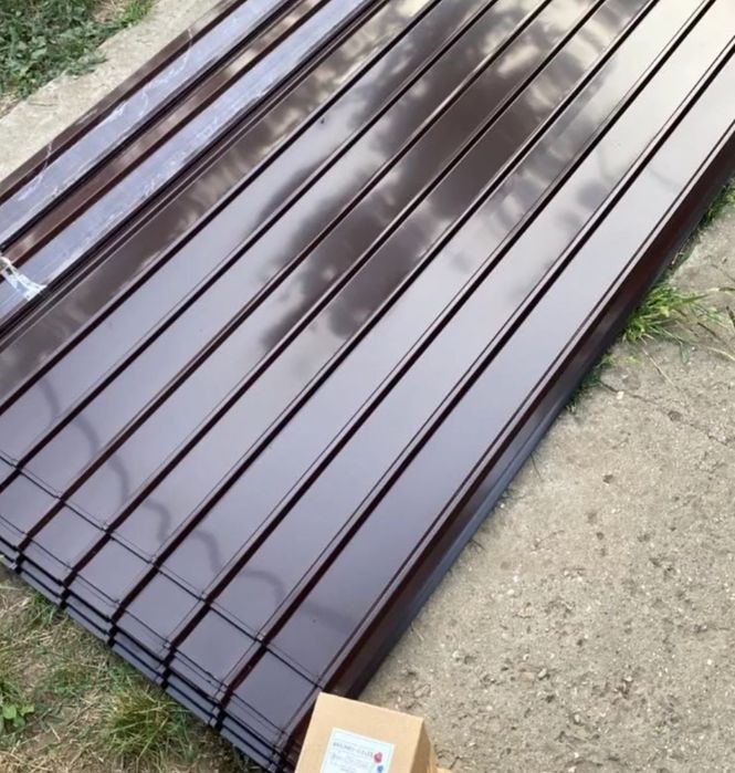 Tablă cutata colorată și zincată