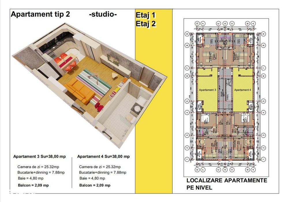 IMI Residence - Sanandrei - Comision 0 - Apartament cu o camera, 38 mp