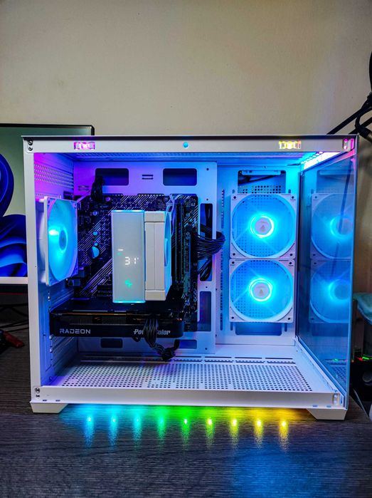 Нов! Ryzen 7 5700X, RX 9060 XT 16GB, 32GB RAM, 1TB SSD NVMe