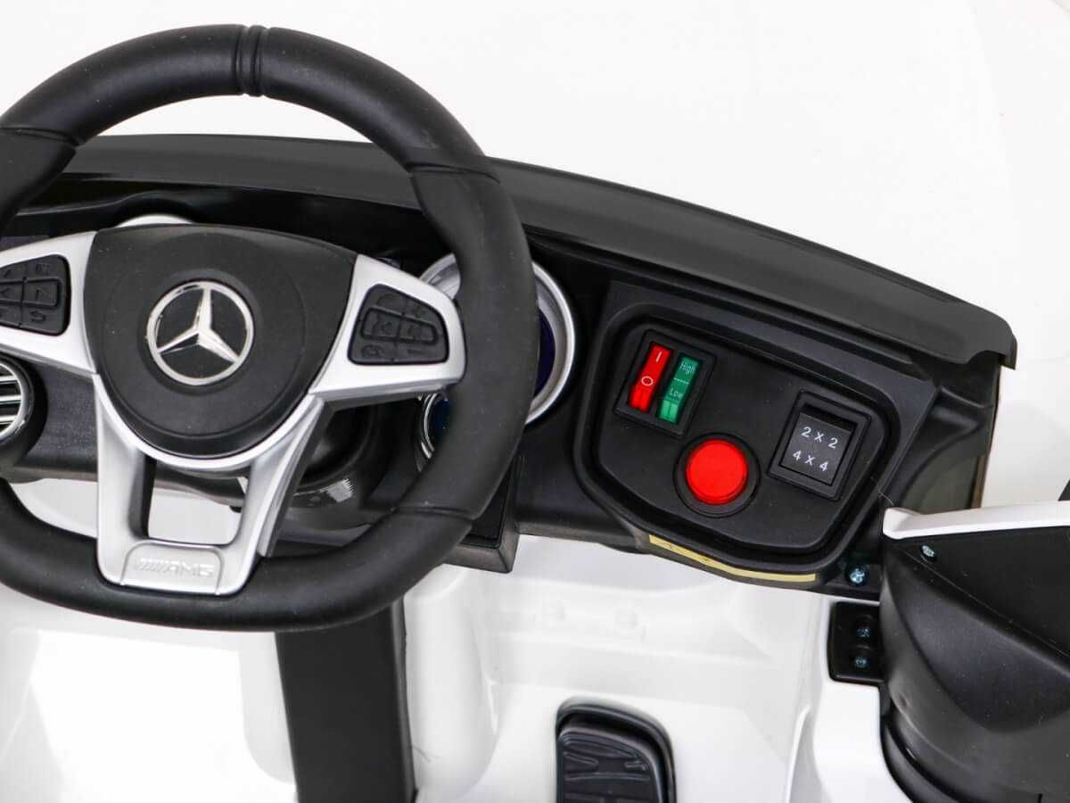 Masinuta electrica pentru copii 1-5 ani Mercedes AMG GLC63s 4x4, Alb