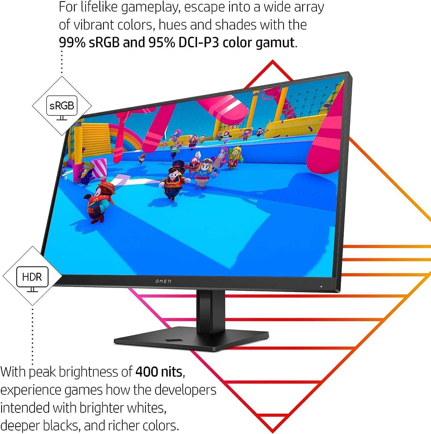 [НОВЫЙ] Монитор HP OMEN 27Q | 27" QHD IPS 165Hz 400nits 1ms