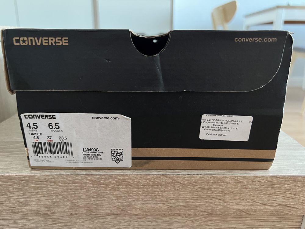 Converse All Stars din piele mărimea 37