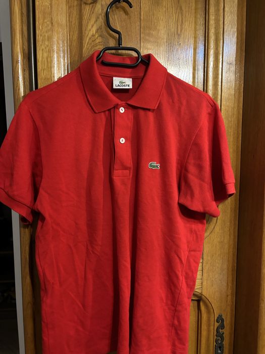 Lacoste polo shirt red