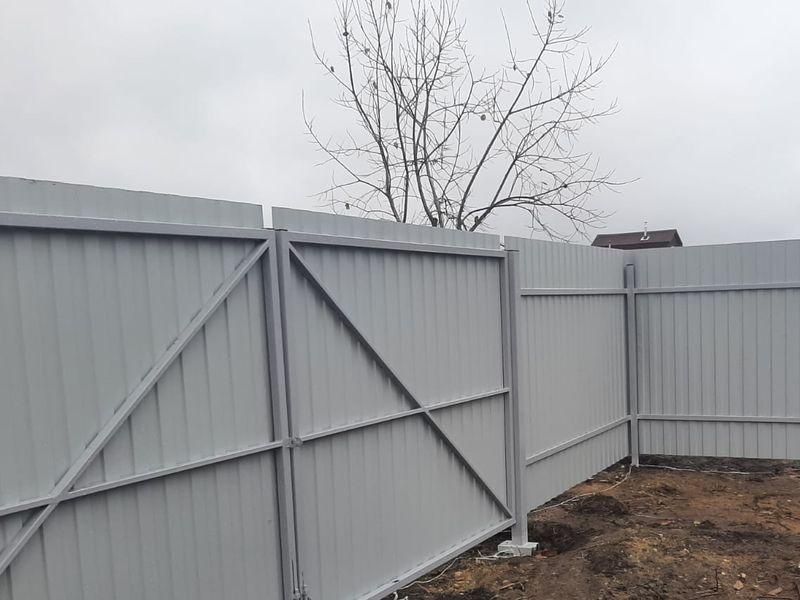 Заборы установка