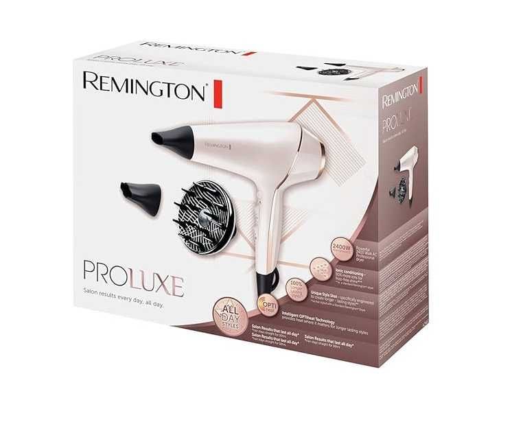 Сешоар Remington PROluxe AC9140, 2400 W, Йонизатор, OPTIheat