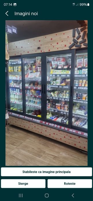 Vitrina  lactate / bauturi