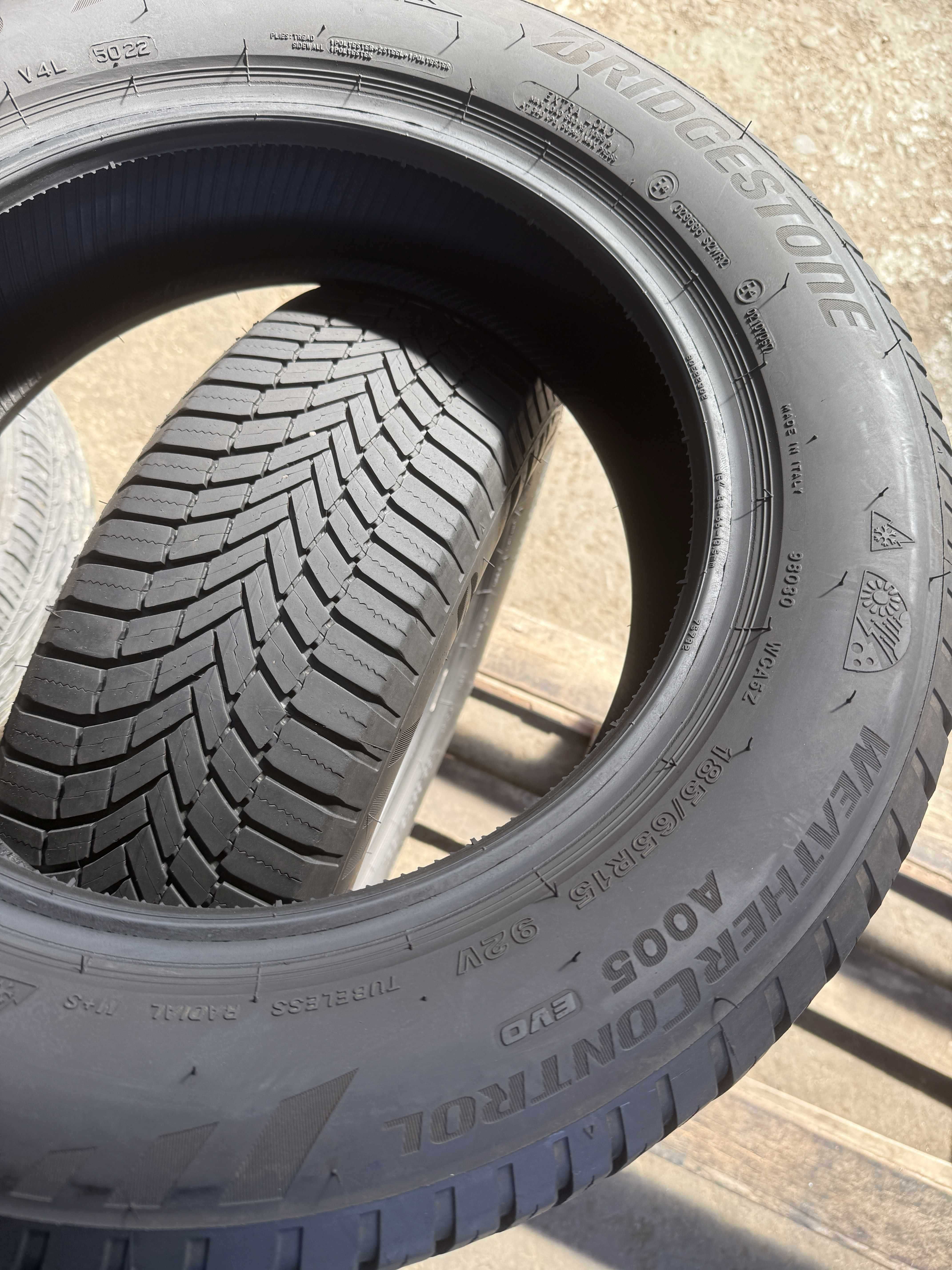 # 2x Anvelope All Season 185/65 R15 - Bridgestone Weather Control A005
