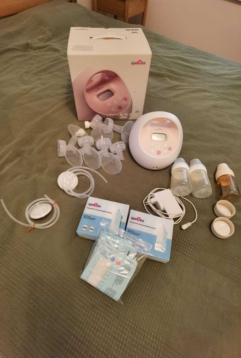 Pompa de san dubla Spectra S2 Plus- garantie Iunie 2026 + pungi lapte