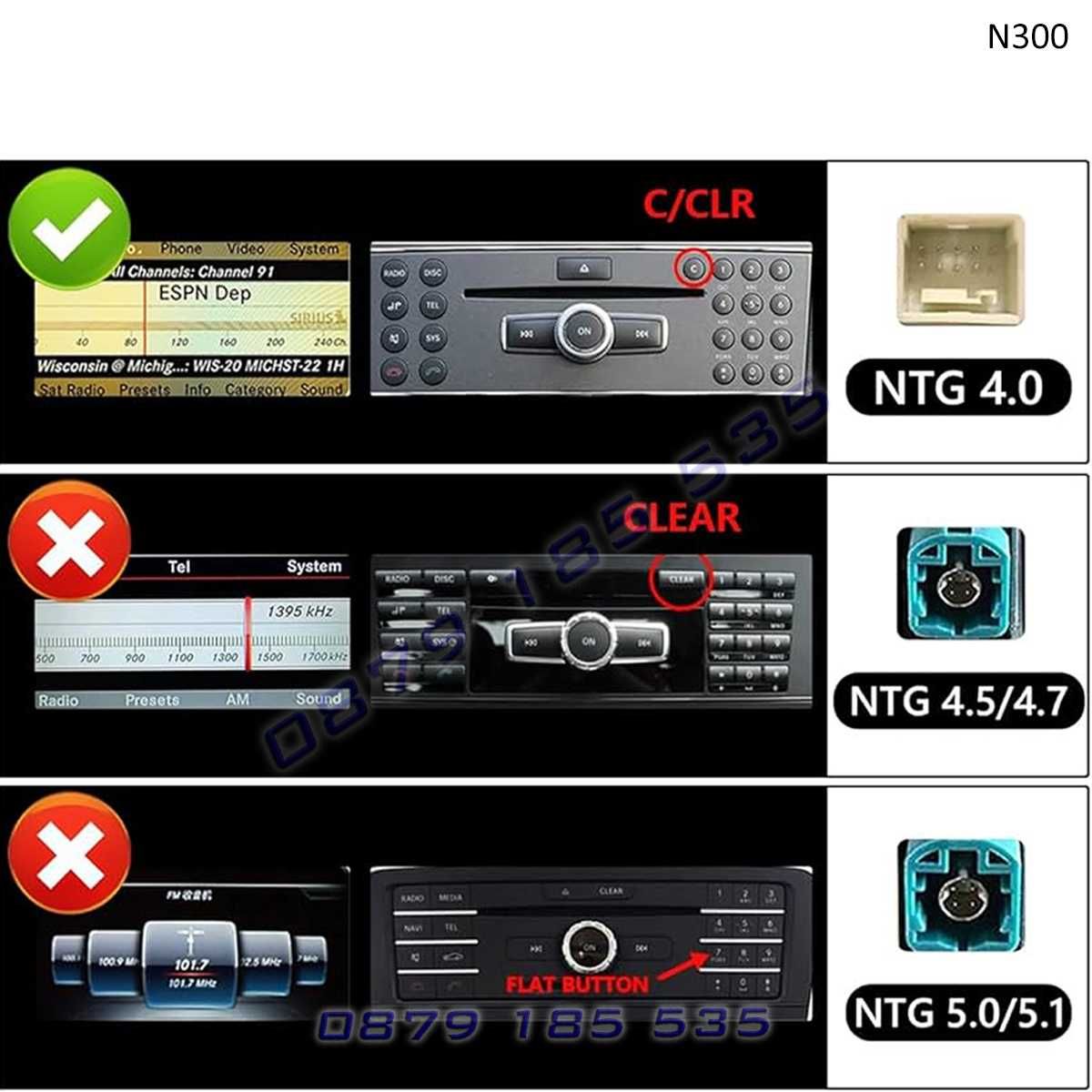 Android Auto Apple CarPlay модул Mercedes NTG 4.0 мерцедес навигация